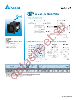 GFB0412EHS-F00 datasheet  